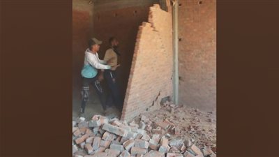 حملة إزالة حالات البناء المخالفة بشبرا الخيمة