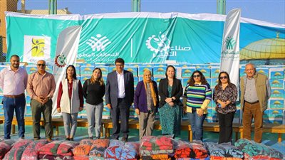 تعاون بين صناع الخير ومدرستين بريطانية وفرنسية بالقاهرة لدعم أهالى غزة