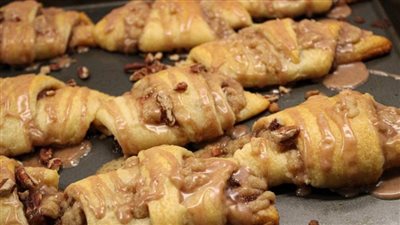 صحية ولذيذة| حضري كرواسون بالتفاح والعسل واحمي أولادك من المواد المصنعة