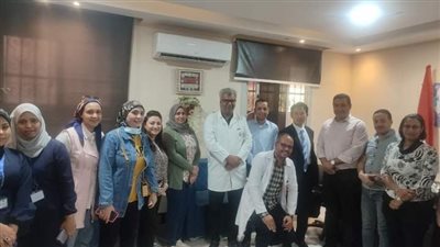 فريق الجايكا الياباني يناقش مشروع تحسين الجودة بمستشفيات قنا