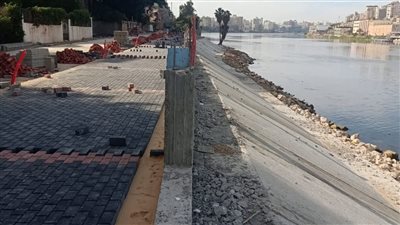 محافظ الدقهلية يتابع أعمال تنفيذ مشروع الممشي السياحي الجديد