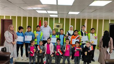 رئيس مدينة رأس سدر يستقبل أعضاء المكتب التنفيذي بمدرسة سعد زغلول الابتدائية 