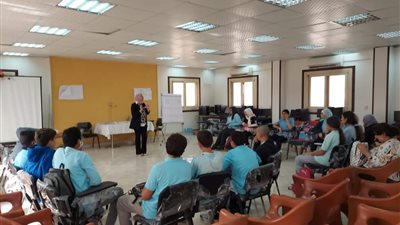 استمرار فعاليات ورش أندية السكان بمركز التنمية الشبابية بشرم الشيخ 