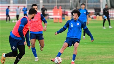 تدريبات بدنية للاعبي الزمالك في مران اليوم استعدادًا لمواجهة أبو سيلم
