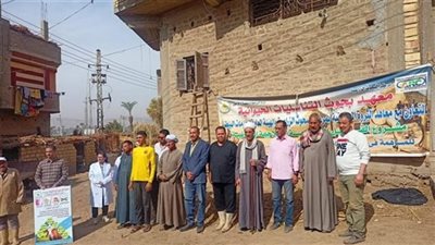 انطلاق فعاليات القافلة البيطرية المجانية لقري حياة كريمة بسوهاج  