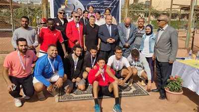 الأكاديمية العربية تُسيطر على نتائج بطولة التنس الأرضي بدوري الجامعات