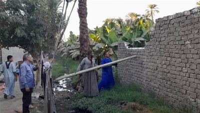 إيقاف أعمال بناء بقرية أولاد عمرو بقنا 