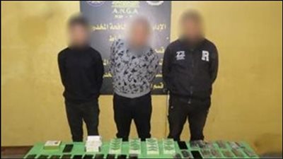 حبس 3 من مروجي المخدرات بالقناطر الخيرية 