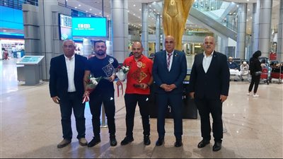 استقبال رسمي من وزارة الشباب والرياضة لبعثة الرماية 