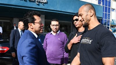 وزير الرياضة يدعم كرم جابر قبل خوضه منافسات الأولمبياد  