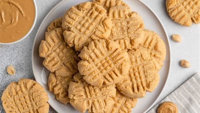 صحي ويعمل علي سد الشهيه| طريقة عمل بسكويت بزيدة الفول السوداني