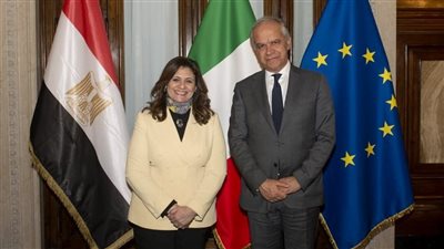 وزيرة الهجرة تلتقي وزير الداخلية الإيطالي لبحث آليات تدشين مركز التدريب والتأهيل