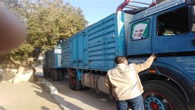 أمن أسيوط يضبط شخصين لسرقتهما سيارة نقل بمقطورة محملة بمواد بناء أسمنت