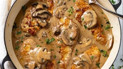 للرجيم| طريقة عمل بيكاتا السمك بالمشروم على خطى المطاعم