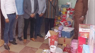 إعدام 577 كجم مواد غذائية وتحرير 319 محضر بدمياط 