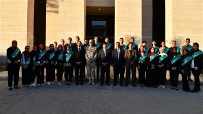 وزير الشباب يستقبل طلاب جامعة المنوفية المشاركين في زيارة مدينة المعرفة