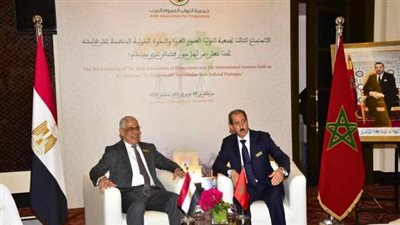 النائب العام يلتقي رئيس النيابة المغربي على هامش الاجتماع الثالث لجمعية النواب العموم العرب