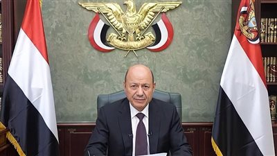 رئيس المجلس الرئاسي اليمني يحذر من الهدوء في مواجهة تحديات التغيرات المناخية