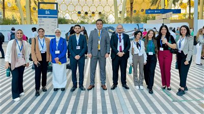 وفد مفاوضي الشباب المصري يصل دبي ويشهد افتتاح مؤتمر المناخ COP28