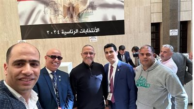 أشرف عبدالباقي يدلي بصوته في الانتخابات الرئاسية 