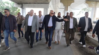 محافظ الجيزة يتفقد أعمال التطوير ورفع الكفاءة للمناطق المحيطة بالمتحف المصري الكبير