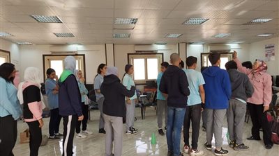 استمرار فاعليات ورش أندية السكان بمركز التنمية الشبابية بشرم الشيخ 