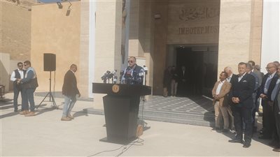 وزير السياحة: افتتاح متحف إيمحتب بسقارة يساهم في تحسين التجربة السياحية 