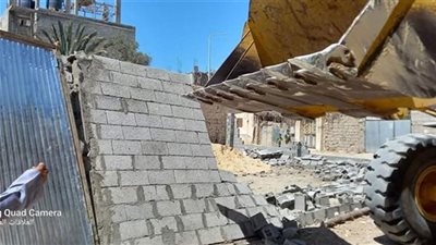 إزالة 39 حالة تعد على الأراضي الزراعية بالغربية
