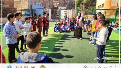 قطار معسكرات سفراء مشواري للنشء يصل مركز شباب أولاد حمزة بالعسيرات