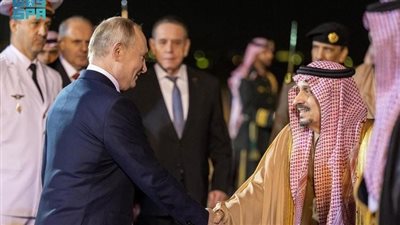 الرئيس الروسي يصل الرياض