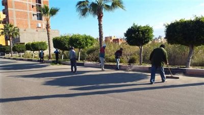  حملات نظافة وتطهير شبكات صفايات الأمطار ورفع الإشغالات بمراكز ومدن كفرالشيخ 