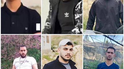 تشييع جثامين الـ 6 شهداء في مخيم الفارعة