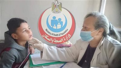 فحص وتشخيص  2000حالة في قافلة طبية  بقرية  سدمنت الجبل  بإهناسيا 