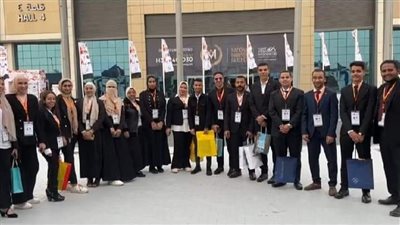 طلاب جامعة أسيوط يشاركون في المعرض الدولي للصناعات الدفاعية 