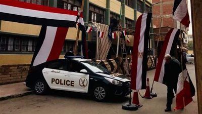 إنتشار أمني مكثف استعداداً لإنطلاق الانتخابات الرئاسة بالإسماعيلية 