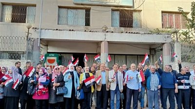 إقبال الناخبين فى الدقهلية على لجان التصويت للإدلاء بأصواتهم 