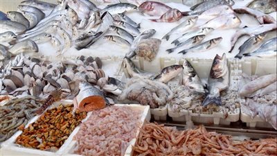 أسعار الأسماك اليوم الأحد في سوق العبور للجملة