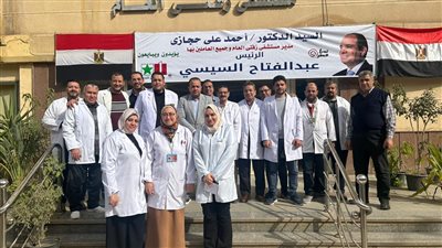  قوافل طبية وعلاجية شاملة أمام لجان الانتخابات الرئاسية بالغربية