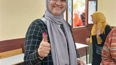 إقبال متوسط من الناخبين على لجان مدرسة محمد هاشم بشارع زغلول في الهرم