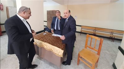  النائب سعيد ضيف الله يدلى بصوته فى الانتخابات الرئاسية بالإسكندرية