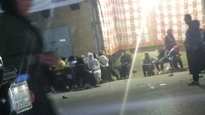 استمرار توافد المواطنين على لجان الاقتراع بمدرسة شبرا الثانوية