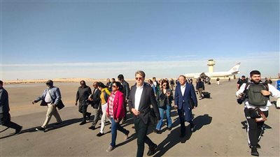 وفد أعضاء مجلس الأمن يزور العريش ورفح