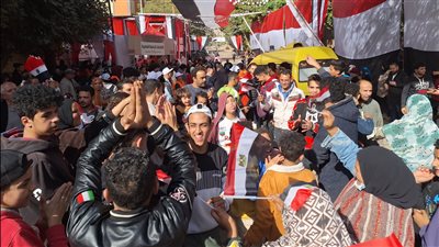 احتفالات لم تتوقف.. لجان الهرم 