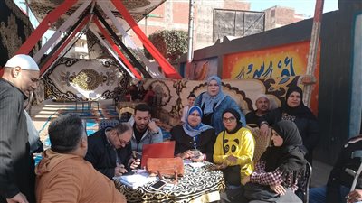 اقبال كثيف في لجان قرى بلقاس ودكرنس ومنية النصر