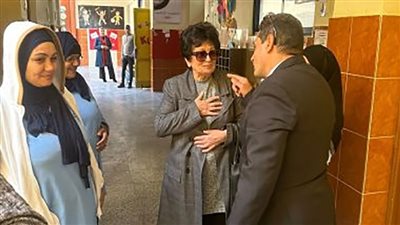 إنعام الجريتلي تدلي بصوتها في الانتخابات الرئاسية 