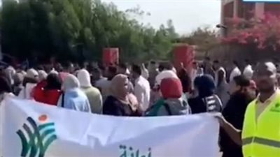 مسيرات حاشدة للمشاركة في الانتخابات الرئاسية بالبحر الأحمر (فيديو) 