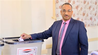 رئيس جامعة طيبة التكنولوجية يدلي بصوته في الانتخابات الرئاسية