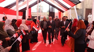 محافظ القليوبية يتفقد عددًا من لجان الانتخابات الرئاسية 