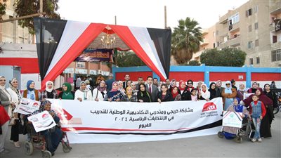 خريجو الأكاديمية الوطنية للتدريب بالفيوم يدلون بأصواتهم في الانتخابات الرئاسية