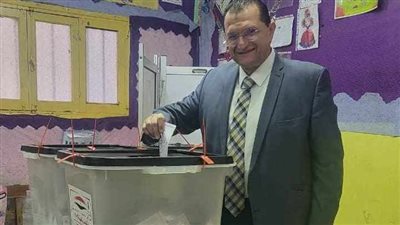 نائب رئيس نادي الصيد يُدلي بصوته بالانتخابات الرئاسية.. صور